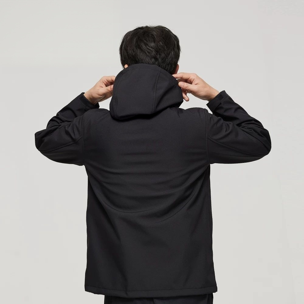 Men's black sports jacket windbreaker