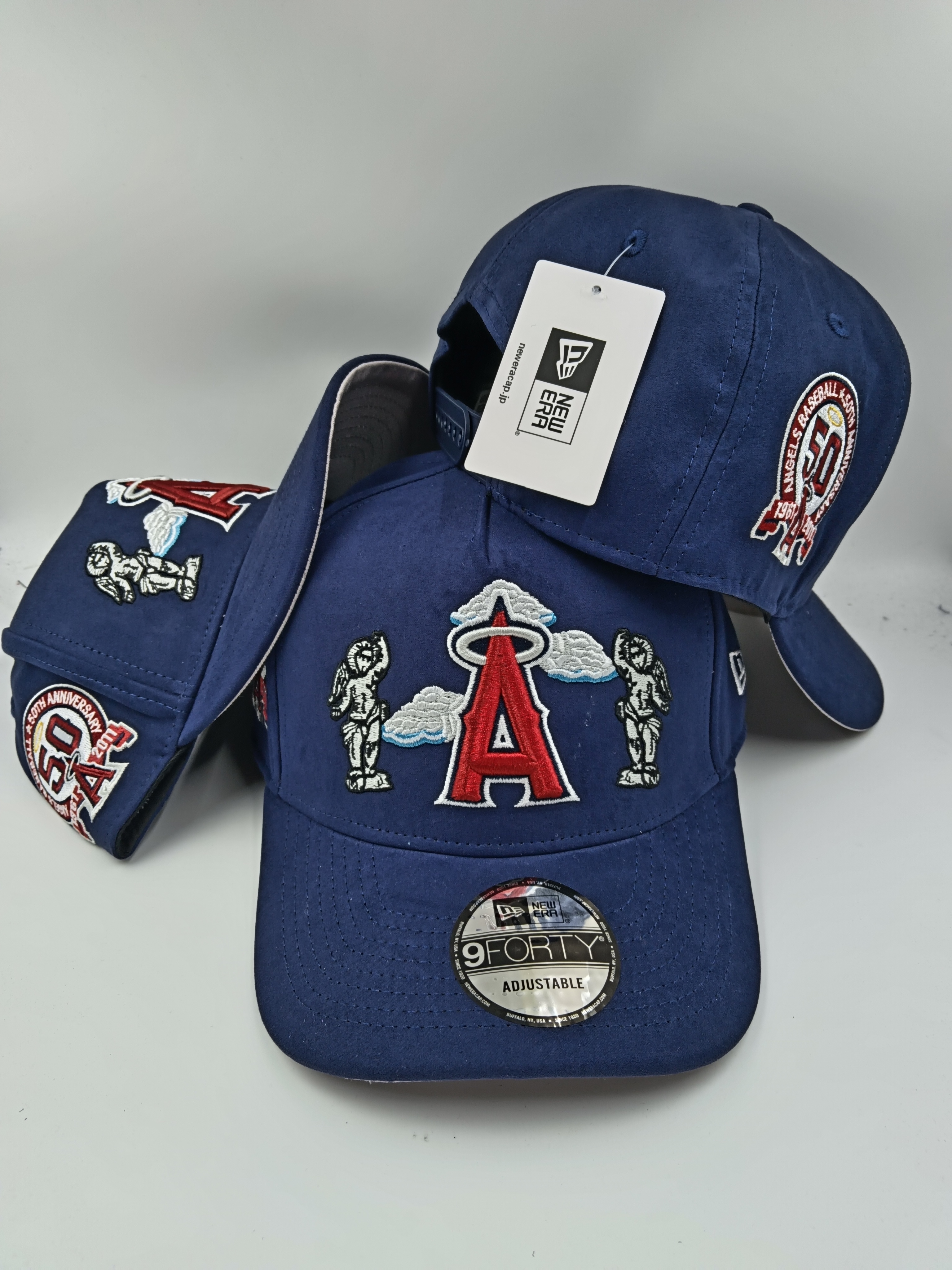 New Era 9FORTY Los Angeles Angels 50th Anniversary Adjustable Embroidered Baseball Cap