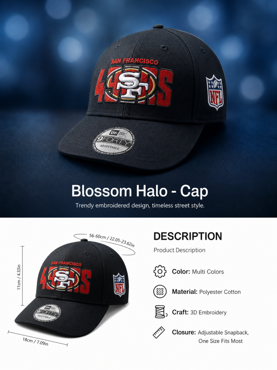 New Era 9FORTY San Francisco 49ers Adjustable Embroidered Baseball Cap