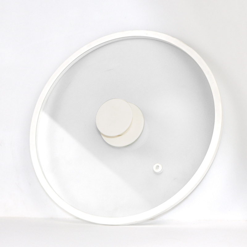 Narrow-edged silicone rim flat galss lid,MY SHOP,Narrow-edged silicone rim flat galss lid