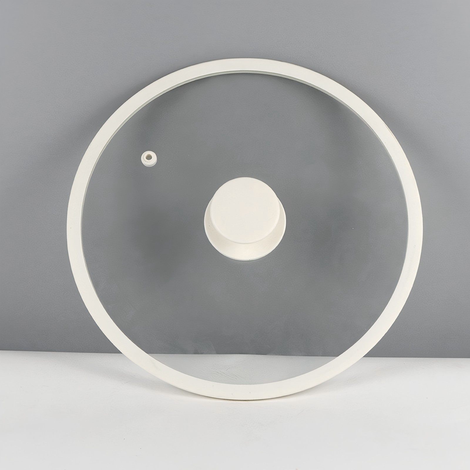 Narrow-edged silicone rim flat galss lid,MY SHOP,Narrow-edged silicone rim flat galss lid