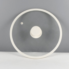 Narrow-edged silicone rim flat galss lid,MY SHOP,Narrow-edged silicone rim flat galss lid