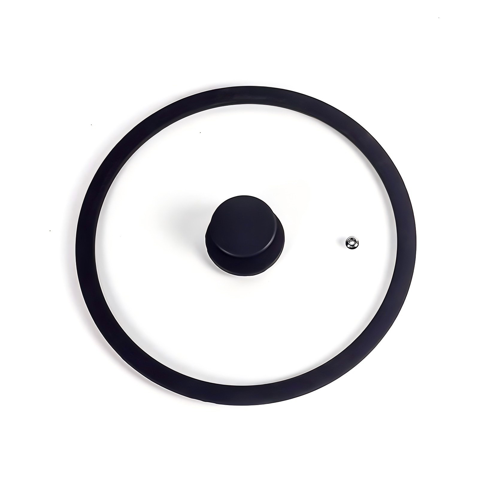 Wide-edge silicone rim flat galss lid,MY SHOP,Wide-edge silicone rim flat galss lid