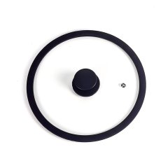Wide-edge silicone rim flat galss lid,MY SHOP,Wide-edge silicone rim flat galss lid