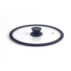 Wide-edge silicone rim flat galss lid,MY SHOP,Wide-edge silicone rim flat galss lid