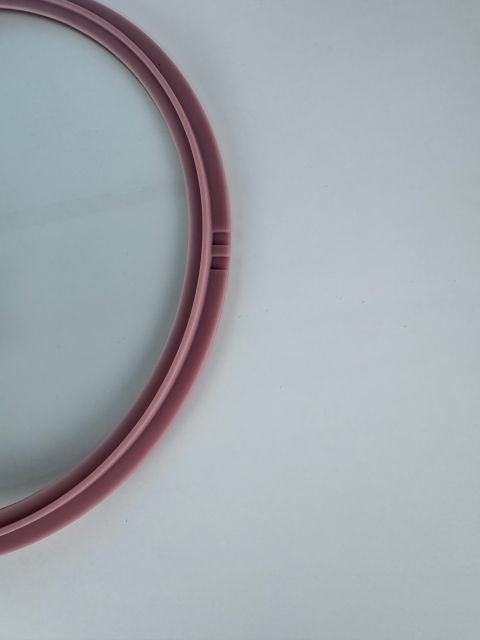 Three-tooth silicone rim flat galss lid,MY SHOP,Three-tooth silicone rim flat galss lid