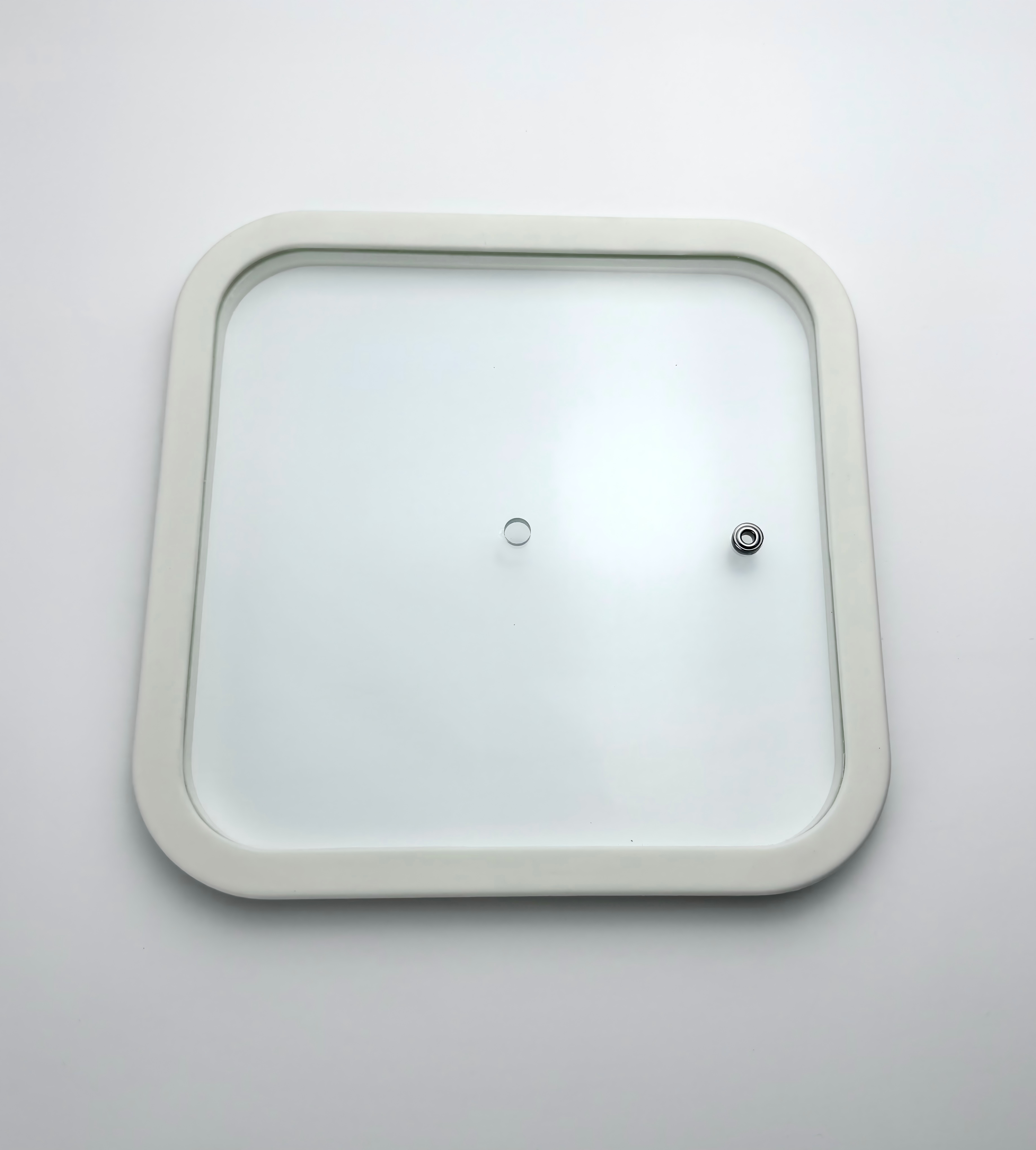 Square silicone rim glass pot lid,MY SHOP,Square silicone rim glass pot lid