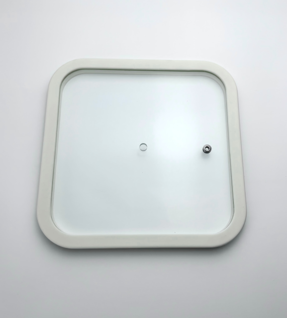 Square silicone rim glass pot lid,MY SHOP,Square silicone rim glass pot lid