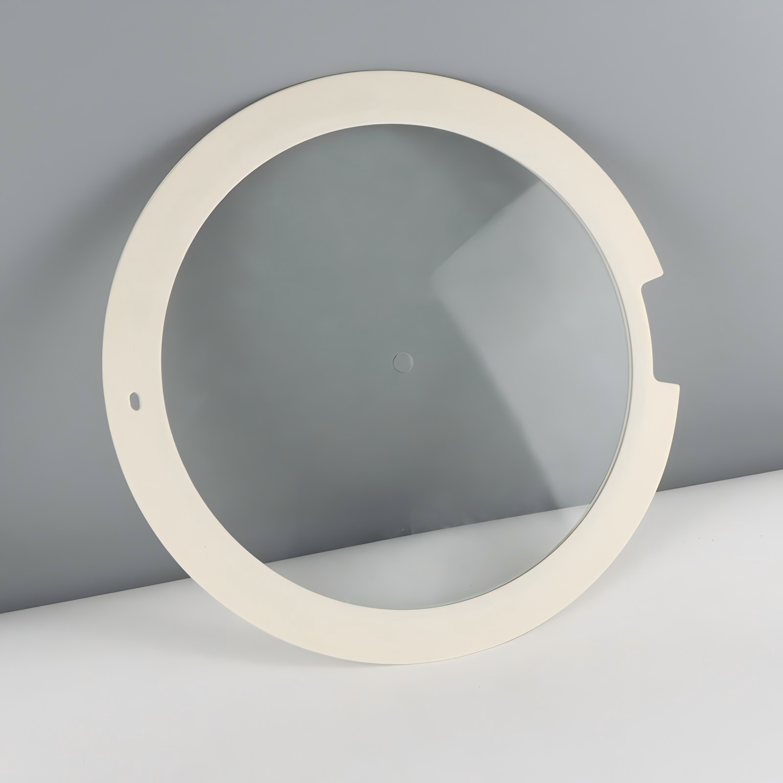 Notched silicone rim glass lid,MY SHOP,Notched silicone rim glass lid