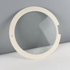 Notched silicone rim glass lid,MY SHOP,Notched silicone rim glass lid