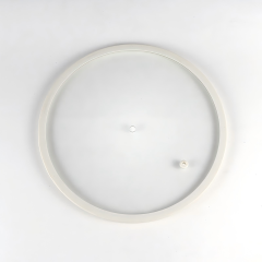 Narrow-edged silicone rim flat galss lid,MY SHOP,Narrow-edged silicone rim flat galss lid