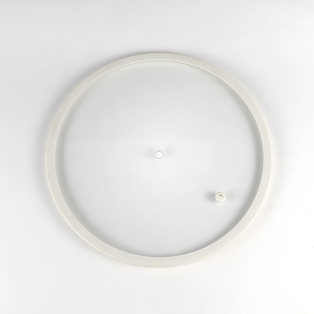Narrow-edged silicone rim flat galss lid,MY SHOP,Narrow-edged silicone rim flat galss lid