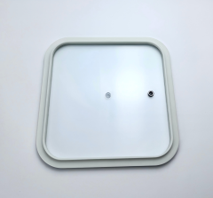 Square silicone rim glass pot lid,MY SHOP,Square silicone rim glass pot lid