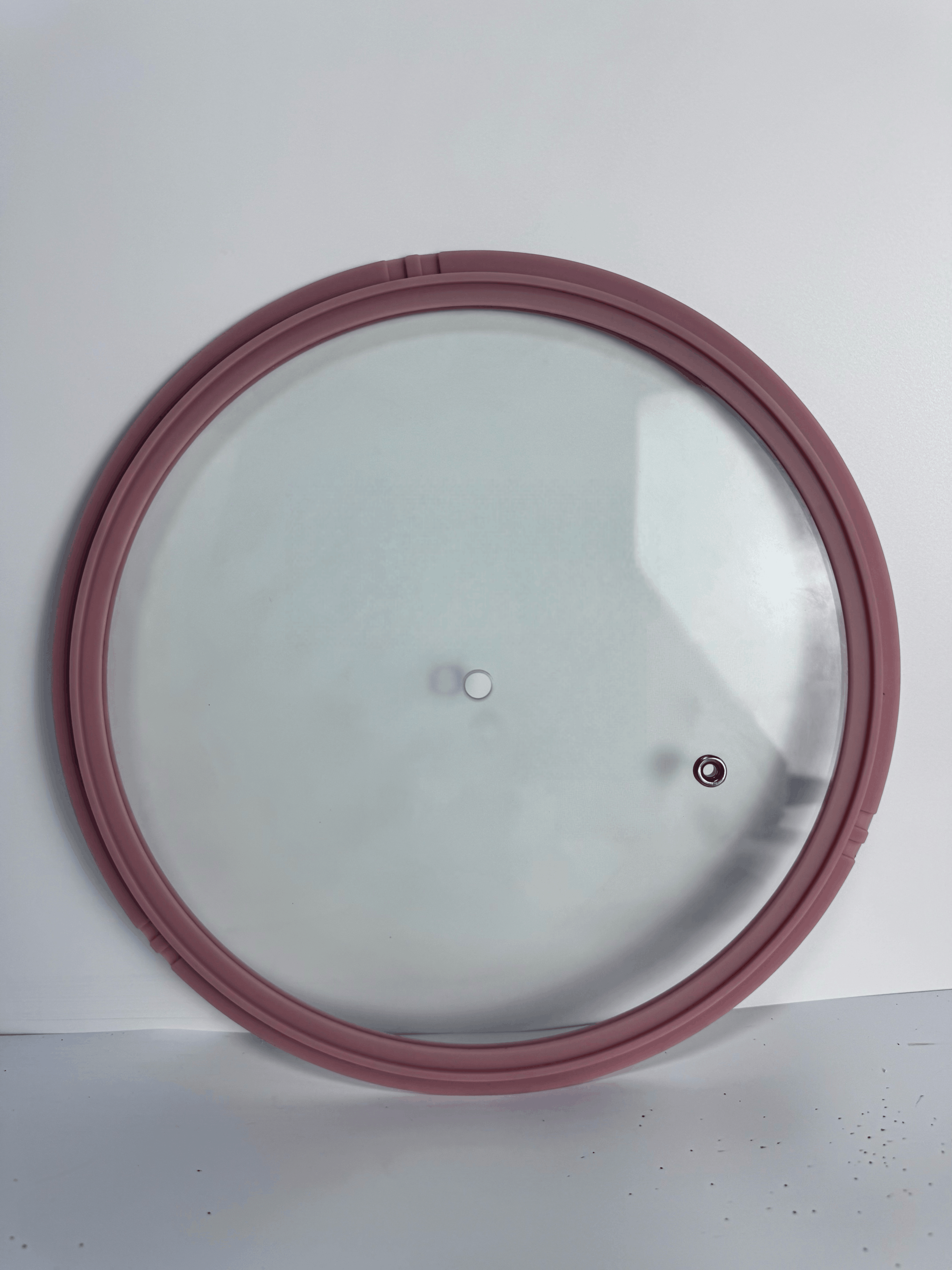 Three-tooth silicone rim flat galss lid,MY SHOP,Three-tooth silicone rim flat galss lid
