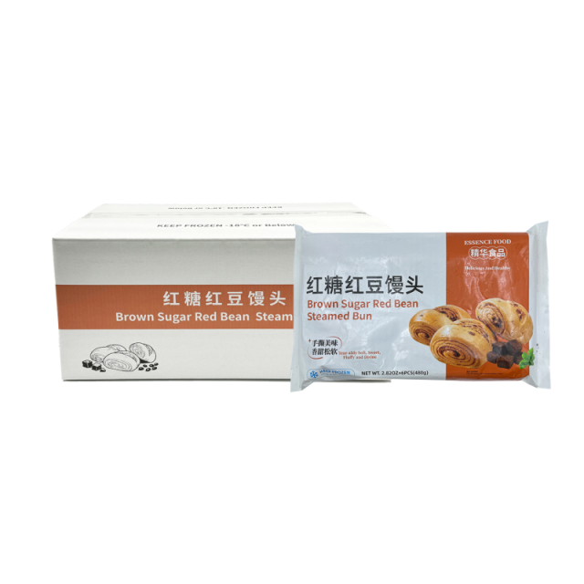 Brown Sugar Red Bean Steamed Bun