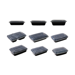 Disposable Square Plastic Food Containers