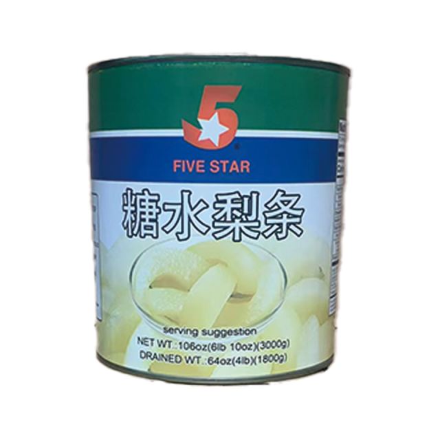 Canned Pear Strips in Syrup