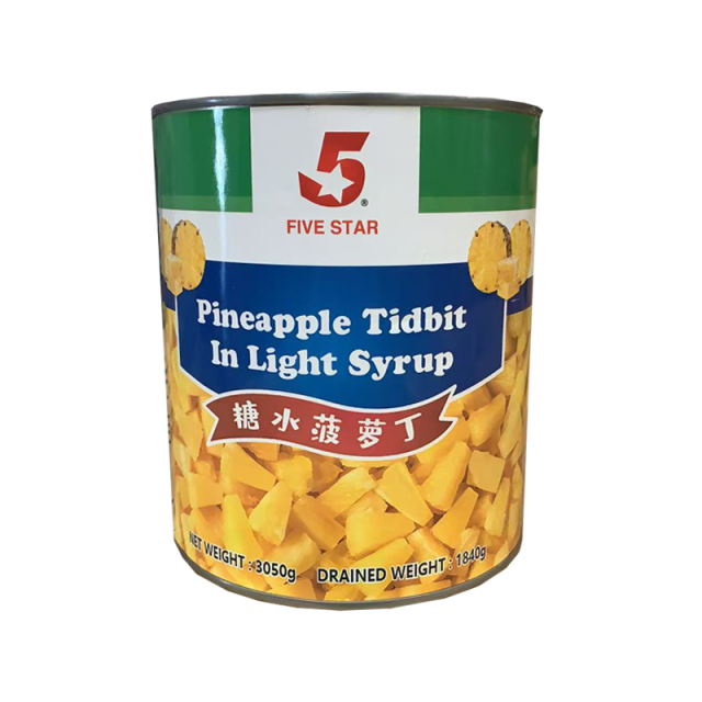 Canned Pineapple Tidbits in Syrup