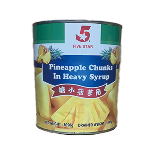 Canned Pineapple Chunks in Heavy Syrup