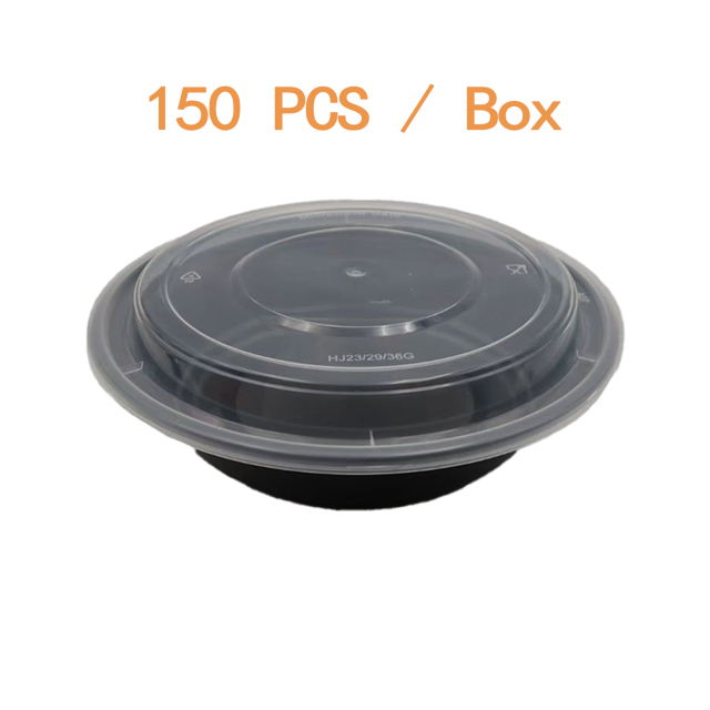 Disposable Round Plastic Food Containers