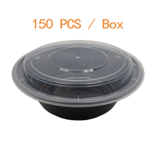 Disposable Round Plastic Food Containers