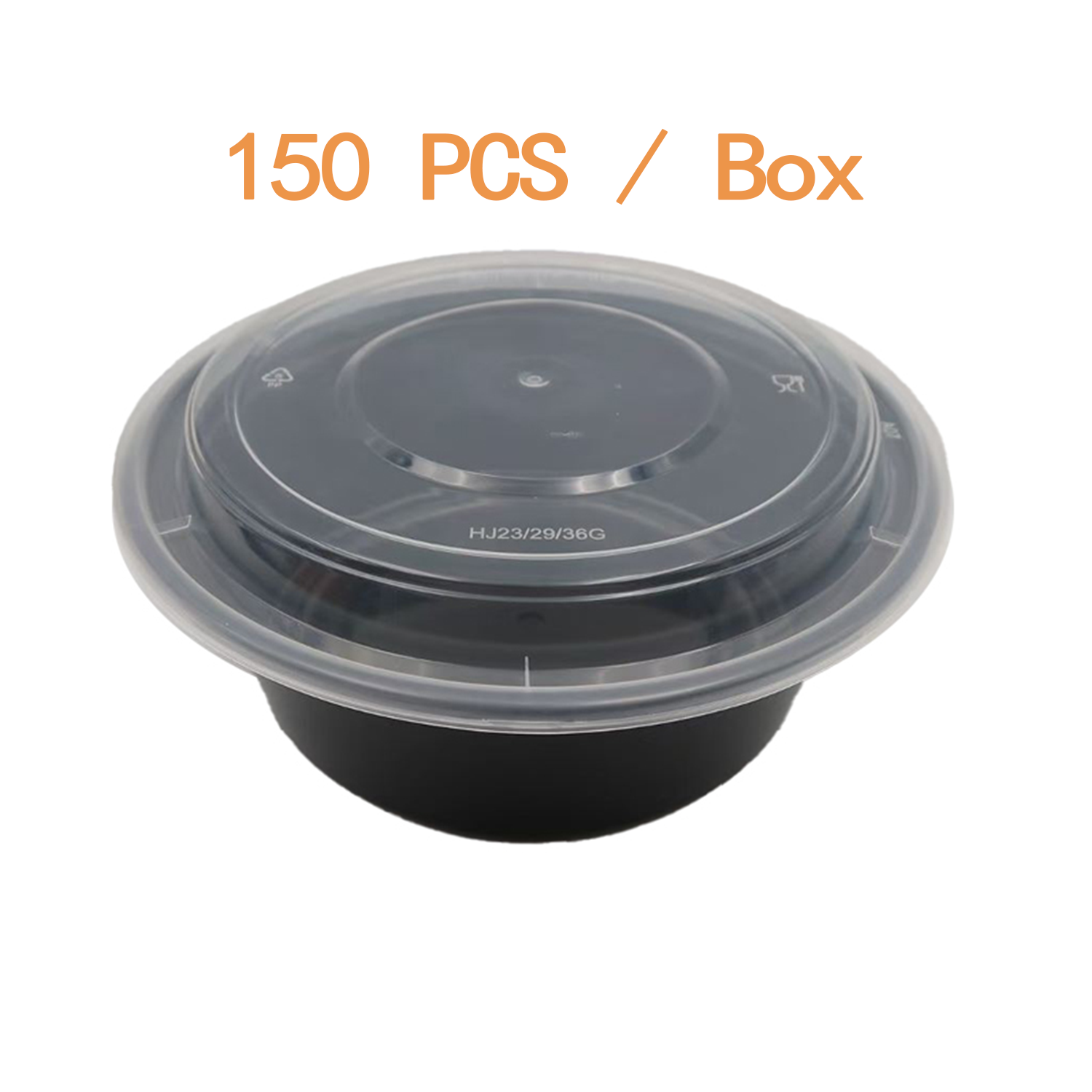 Disposable Round Plastic Food Containers