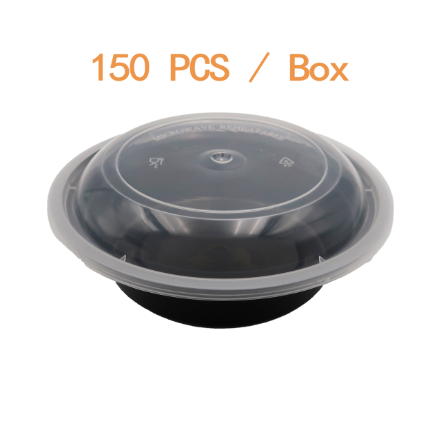 Disposable Round Plastic Food Containers