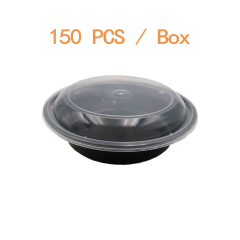 Disposable Round Plastic Food Containers