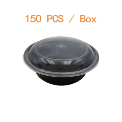 Disposable Round Plastic Food Containers