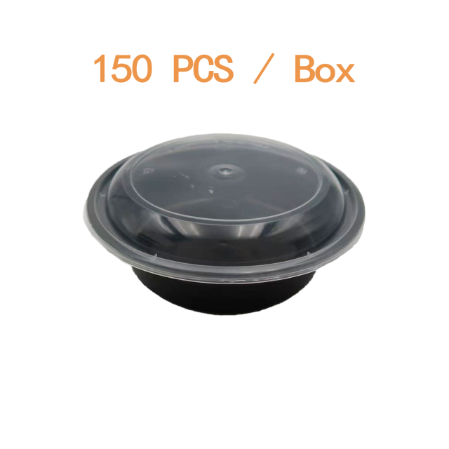 Disposable Round Plastic Food Containers
