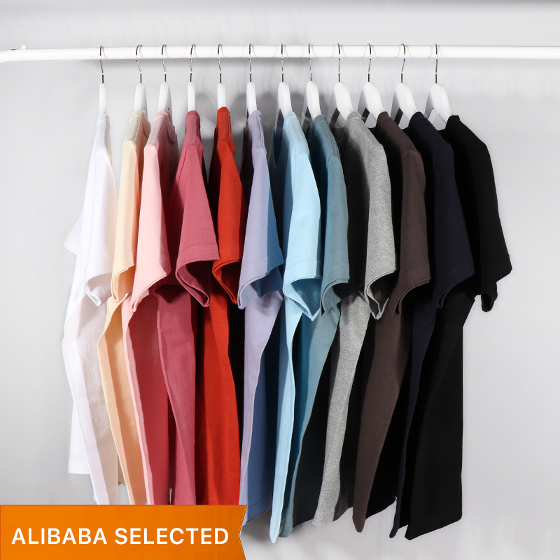Custom 300gsm Cotton Tshirt Screen Print Logo Slim Fit Business Commute OEM ODM Wholesale,Changsha Fancy Apparel Co.,Ltd.,Custom 280gsm Cotton Tshirt Screen Print Logo Slim Fit Business Commute OEM ODM Wholesale
