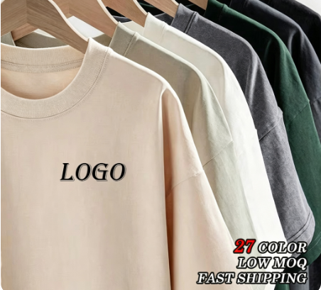 Custom 230gsm Heavyweight Cotton Tshirt Embroidered Logo Oversized Home Loungewear OEM,Changsha Fancy Apparel Co.,Ltd.,Custom 230gsm Heavyweight Cotton Tshirt Embroidered Logo Oversized Home Loungewear OEM
