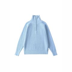 Custom Logo Men Half Zip Waffle Knit Sweater Vintage Oversized Quarter Zip Pullover Stand Collar Warm Textured Knitwear Men Sweaters,Changsha Fancy Apparel Co.,Ltd.,Custom Logo Men Half Zip Waffle Knit Sweater Vintage Oversized Quarter Zip Pullover Stand Collar Warm Textured Knitwear Men Sweaters