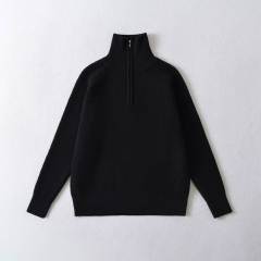 Custom Logo Men Half Zip Waffle Knit Sweater Vintage Oversized Quarter Zip Pullover Stand Collar Warm Textured Knitwear Men Sweaters,Changsha Fancy Apparel Co.,Ltd.,Custom Logo Men Half Zip Waffle Knit Sweater Vintage Oversized Quarter Zip Pullover Stand Collar Warm Textured Knitwear Men Sweaters