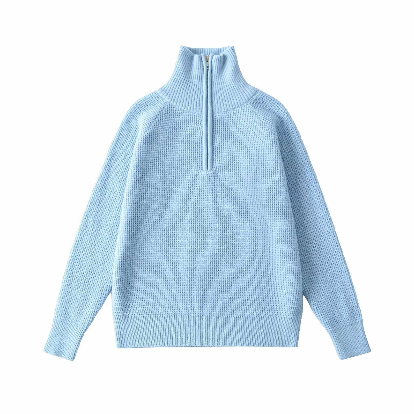 Custom Logo Men Half Zip Waffle Knit Sweater Vintage Oversized Quarter Zip Pullover Stand Collar Warm Textured Knitwear Men Sweaters,Changsha Fancy Apparel Co.,Ltd.,Custom Logo Men Half Zip Waffle Knit Sweater Vintage Oversized Quarter Zip Pullover Stand Collar Warm Textured Knitwear Men Sweaters