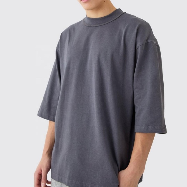 Pullover Streetwear Short Sleeve Boxy Fit Plain Solid T-Shirt Breathable Heavyweight Cotton Student Life Men's,Changsha Fancy Apparel Co.,Ltd.,Pullover Streetwear Short Sleeve Boxy Fit Plain Solid T-Shirt Breathable Heavyweight Cotton Student Life Men's