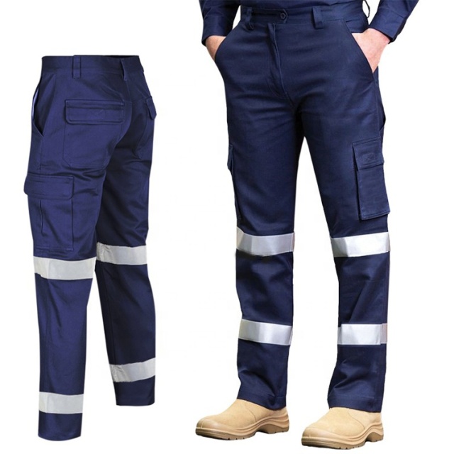 Men's Cargo Work Pants Reflective Multi Pocket Straight Leg Safety Workwear Polyester Plus Size Custom,Changsha Fancy Apparel Co.,Ltd.,Men's Cargo Work Pants Reflective Multi Pocket Straight Leg Safety Workwear Polyester Plus Size Custom