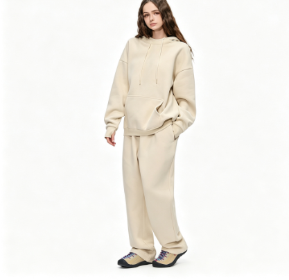American Style Oversize Hooded Sweatshirt with Drawstring Design 350G Heavyweight Fleece Top for Women Wholesale,Changsha Fancy Apparel Co.,Ltd.,American Style Oversize Hooded Sweatshirt with Drawstring Design 350G Heavyweight Fleece Top for Women Wholesale