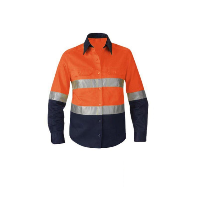 100 Cotton Hi Vis Work Shirt Long Sleeve High Visibility Reflective Safety Shirt Construction Mining,Changsha Fancy Apparel Co.,Ltd.,100 Cotton Hi Vis Work Shirt Long Sleeve High Visibility Reflective Safety Shirt Construction Mining