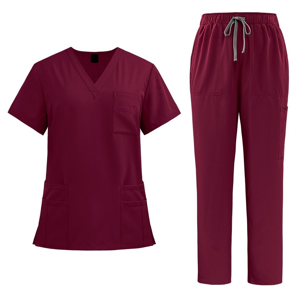 Antimicrobial Textile Fashion Urban Look Durable Quality Spa Beauty Salon Custom Logo Service Nurse Scrub Set New Arrival,Changsha Fancy Apparel Co.,Ltd.,Antimicrobial Textile Fashion Urban Look Durable Quality Spa Beauty Salon Custom Logo Service Nurse Scrub Set New Arrival