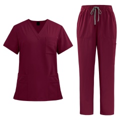 Antimicrobial Textile Fashion Urban Look Durable Quality Spa Beauty Salon Custom Logo Service Nurse Scrub Set New Arrival,Changsha Fancy Apparel Co.,Ltd.,Antimicrobial Textile Fashion Urban Look Durable Quality Spa Beauty Salon Custom Logo Service Nurse Scrub Set New Arrival