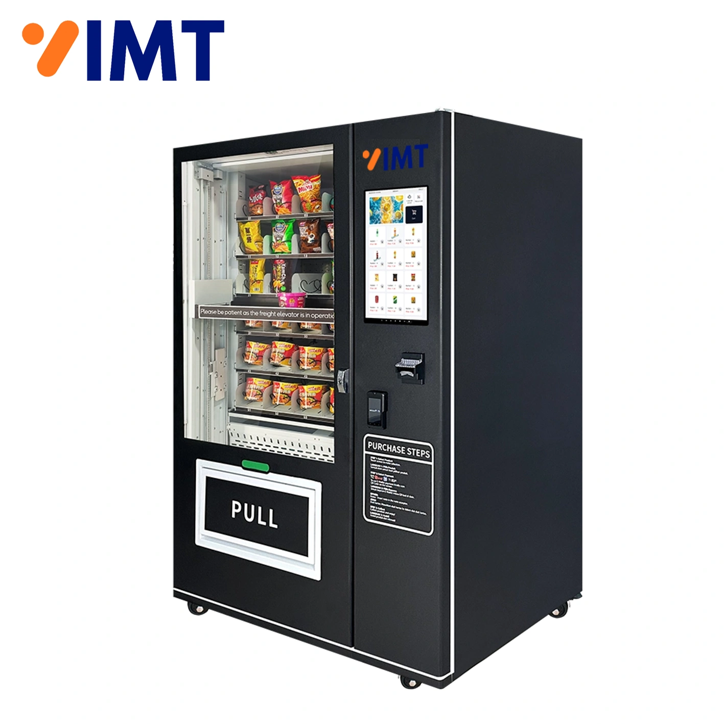 21.5in Touchscreen Drink Snack Vending Machine with Elevator Tray,MY SHOP,21.5in Touchscreen Drink Snack Vending Machine with Elevator Tray