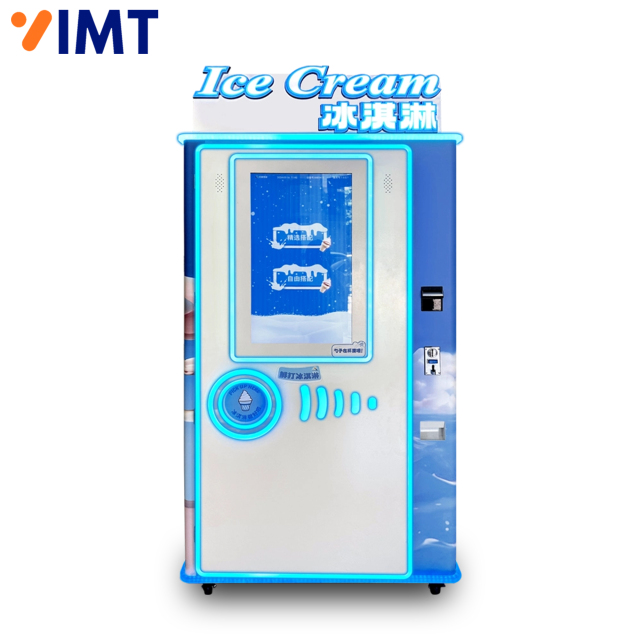 32in 24-Hour Automatic Soft Ice Cream Vending Machine,MY SHOP,32in 24-Hour Automatic Soft Ice Cream Vending Machine