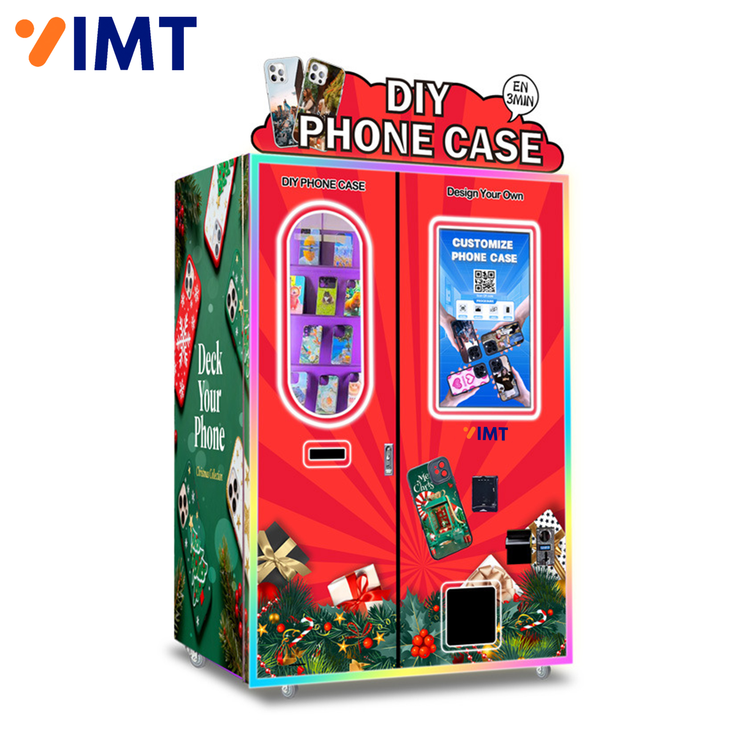 32in Large Touchscreen DIY Phone Case Vending Machine,MY SHOP,32in Large Touchscreen DIY Phone Case Vending Machine