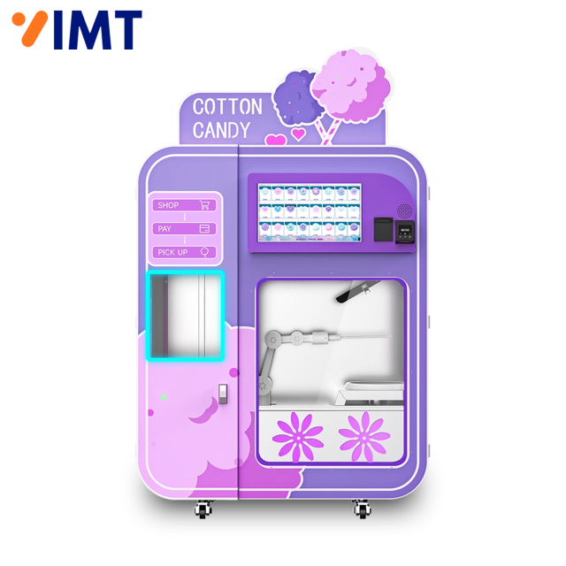 Full Automatic 15.6in Touchscreen Cotton Candy Vending Machine,MY SHOP,Full Automatic 15.6in Touchscreen Cotton Candy Vending Machine