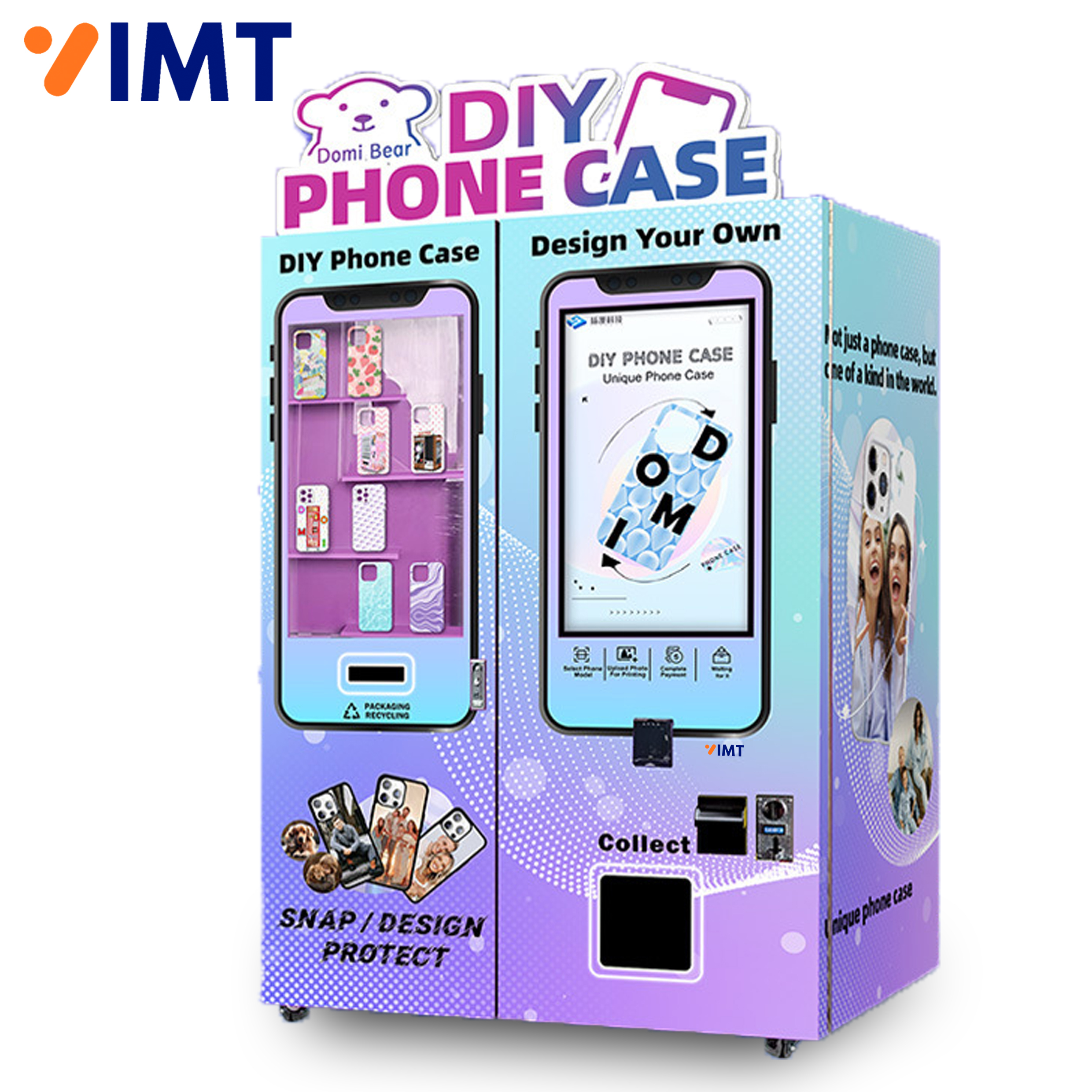 32in Large Touchscreen DIY Phone Case Vending Machine,MY SHOP,32in Large Touchscreen DIY Phone Case Vending Machine