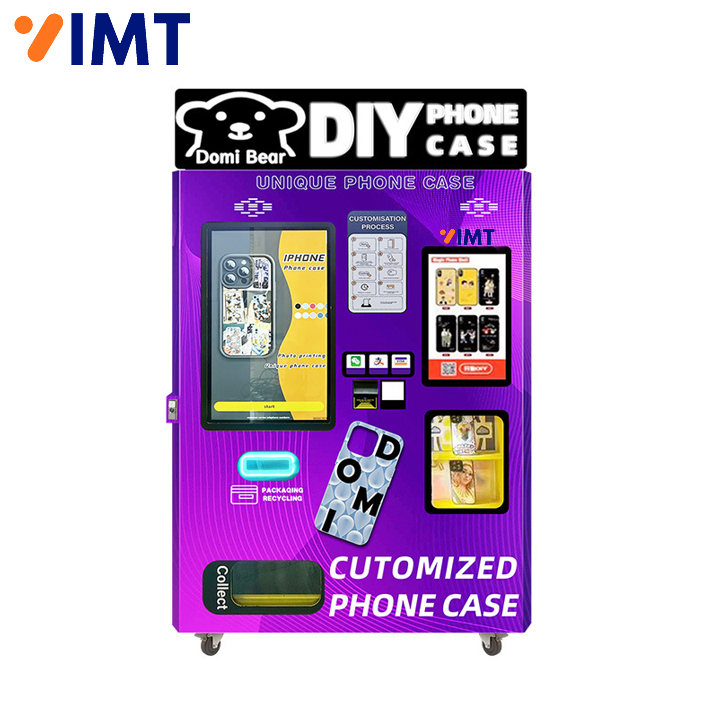 32in Large Touchscreen DIY Phone Case Vending Machine,MY SHOP,32in Large Touchscreen DIY Phone Case Vending Machine