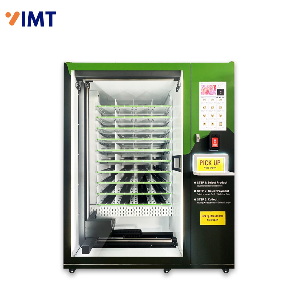 Smart Hot Food Vending Machine with Microwave Heating System for Ready-to-Eat Meals,Iron Momenta Technology Company,Smart Hot Food Vending Machine with Microwave Heating System for Ready-to-Eat Meals