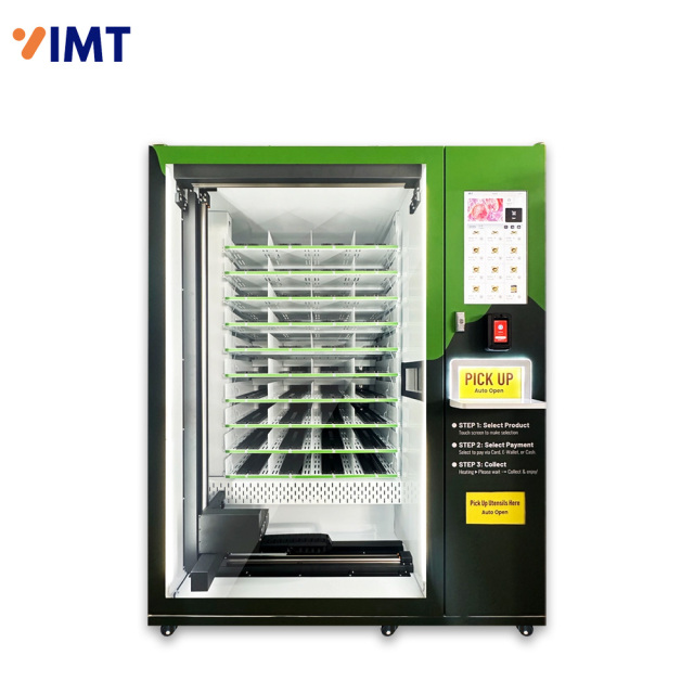 Smart Hot Food Vending Machine with Microwave Heating System for Ready-to-Eat Meals,Iron Momenta Technology Company,Smart Hot Food Vending Machine with Microwave Heating System for Ready-to-Eat Meals