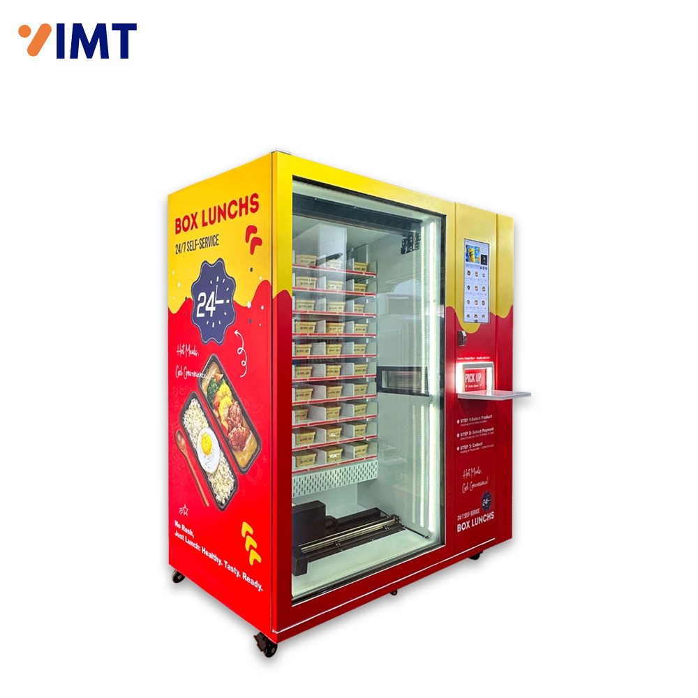 21.5-Inch Ready Meal Vending Machine with Microwave Heating System,Iron Momenta Technology Company,21.5-Inch Ready Meal Vending Machine with Microwave Heating System